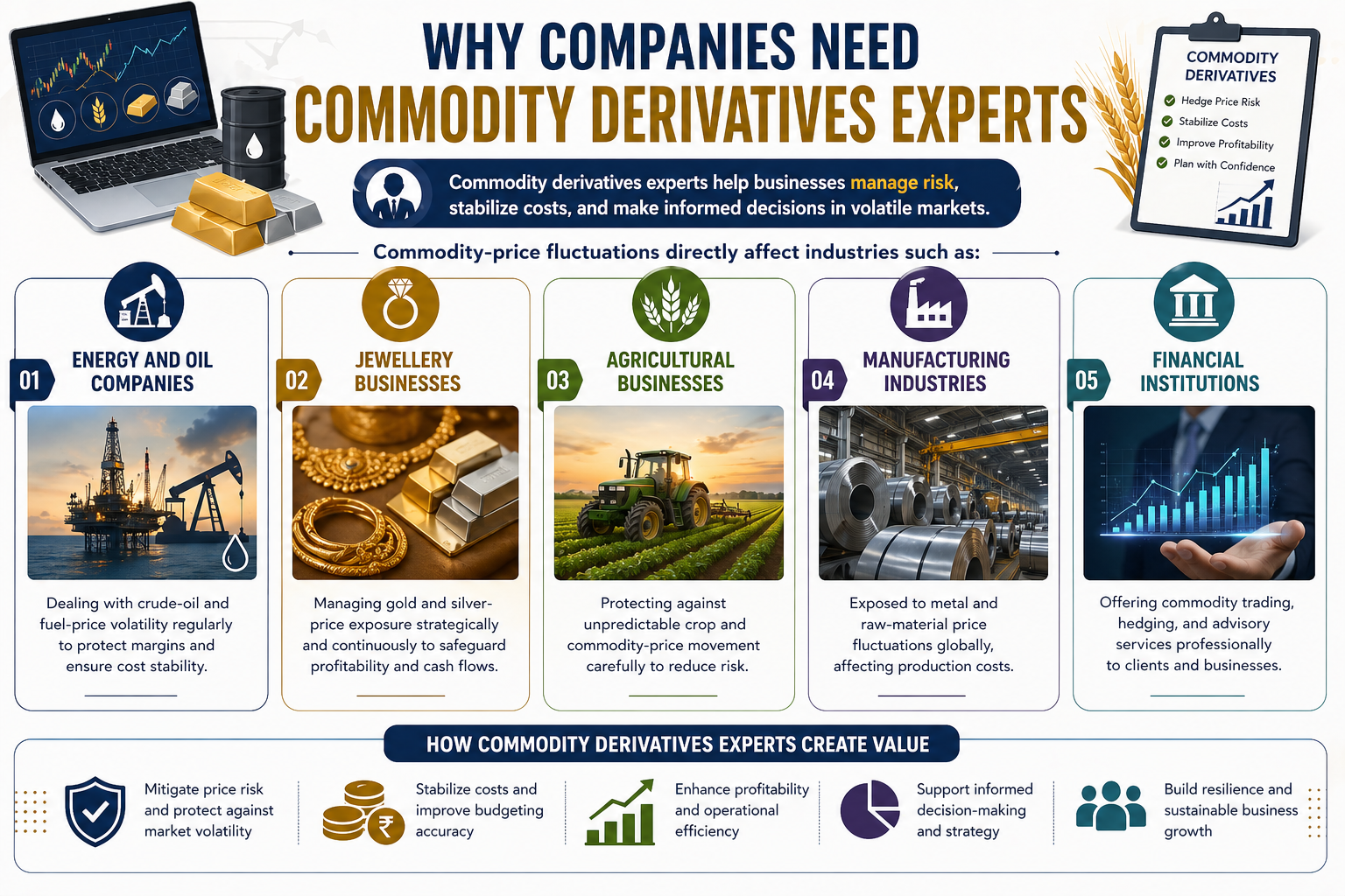 Companies Need Commodity Derivatives Experts Infographic